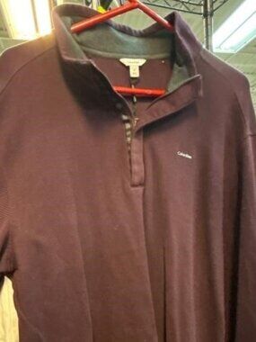 Calvin Klein Men’s XL Quarter-Zip Pullover
